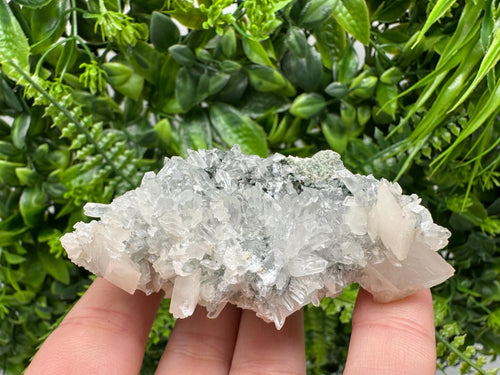 Calcite Quartz on Chlorite Matrix, Bulgaria Mineral Specimen