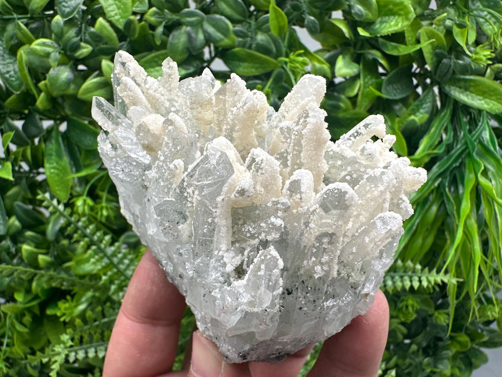 Quartz Calcite Cluster, Krushev Dol Mine Mineral Specimen
