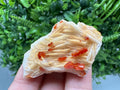 Red Vanadinite Crystals on Barite Matrix, Morocco Mineral Specimen