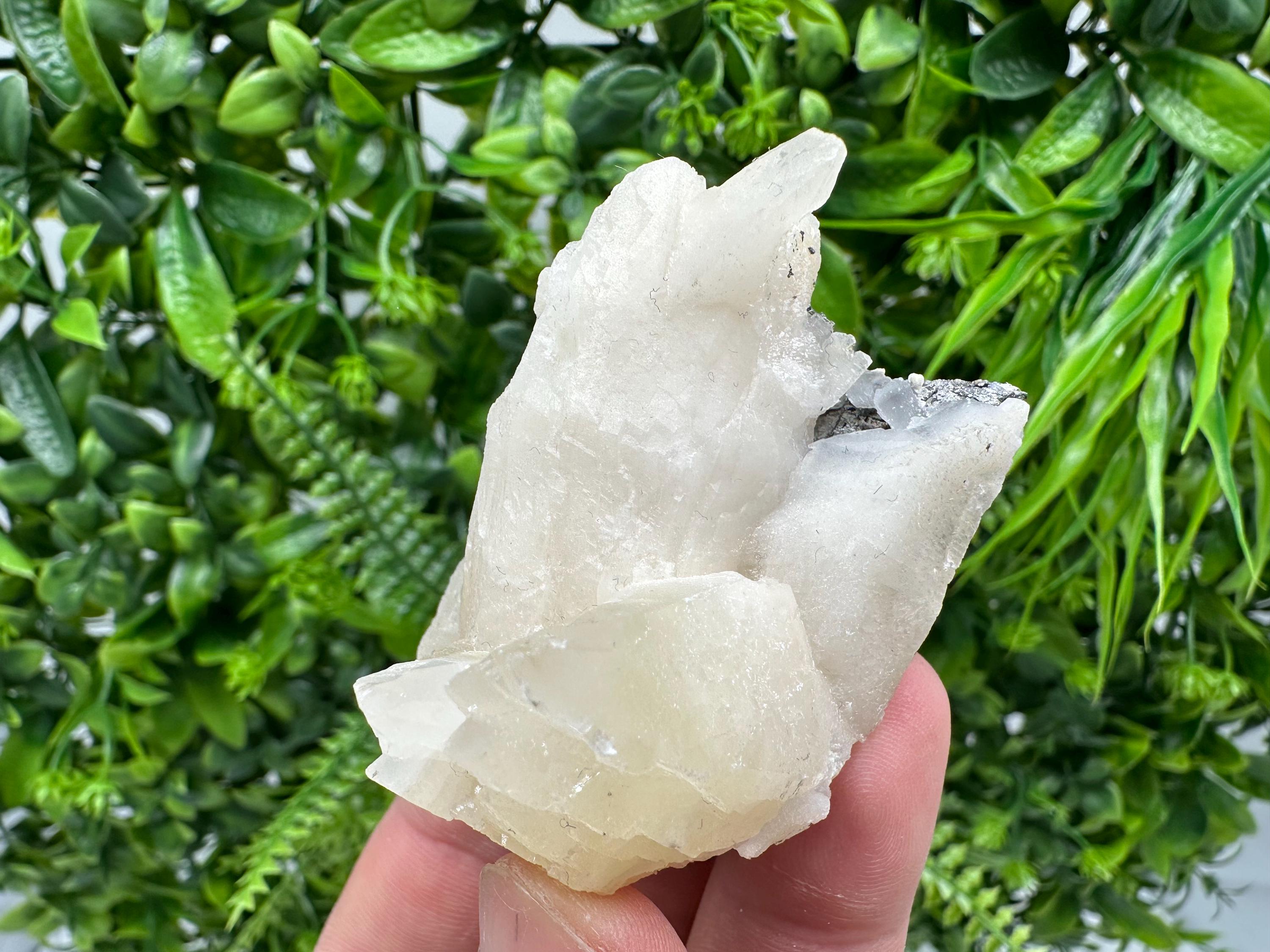 Calcite on Aragonite: Djurcovo Mine, Bulgaria Healing Crystal