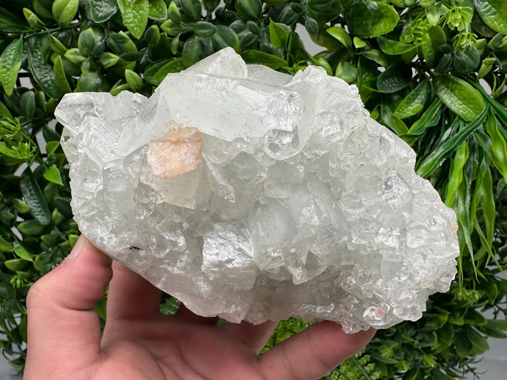 STUNNING Apophyllite,Stilbite,on CHALCEDONY,natural,collection minerals specimen,India ,Mineral,Crystal,Stone Mineral Specimen India Crystal