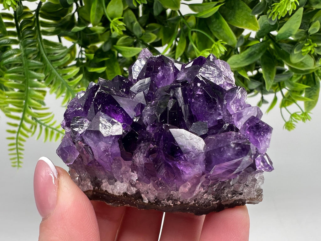 Uruguay Amethyst Crystal: Purple Quartz Home Decor, Energy Stone