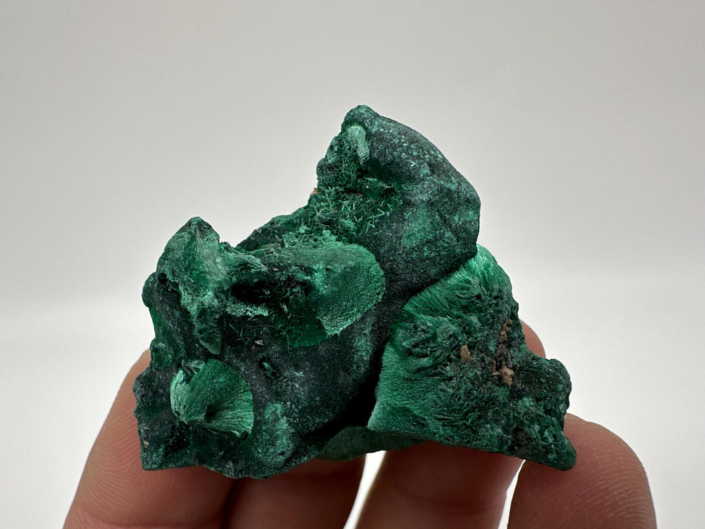 Green Polished Malachite Crystal, Congo Mineral Specimen (5/4.5/2cm)