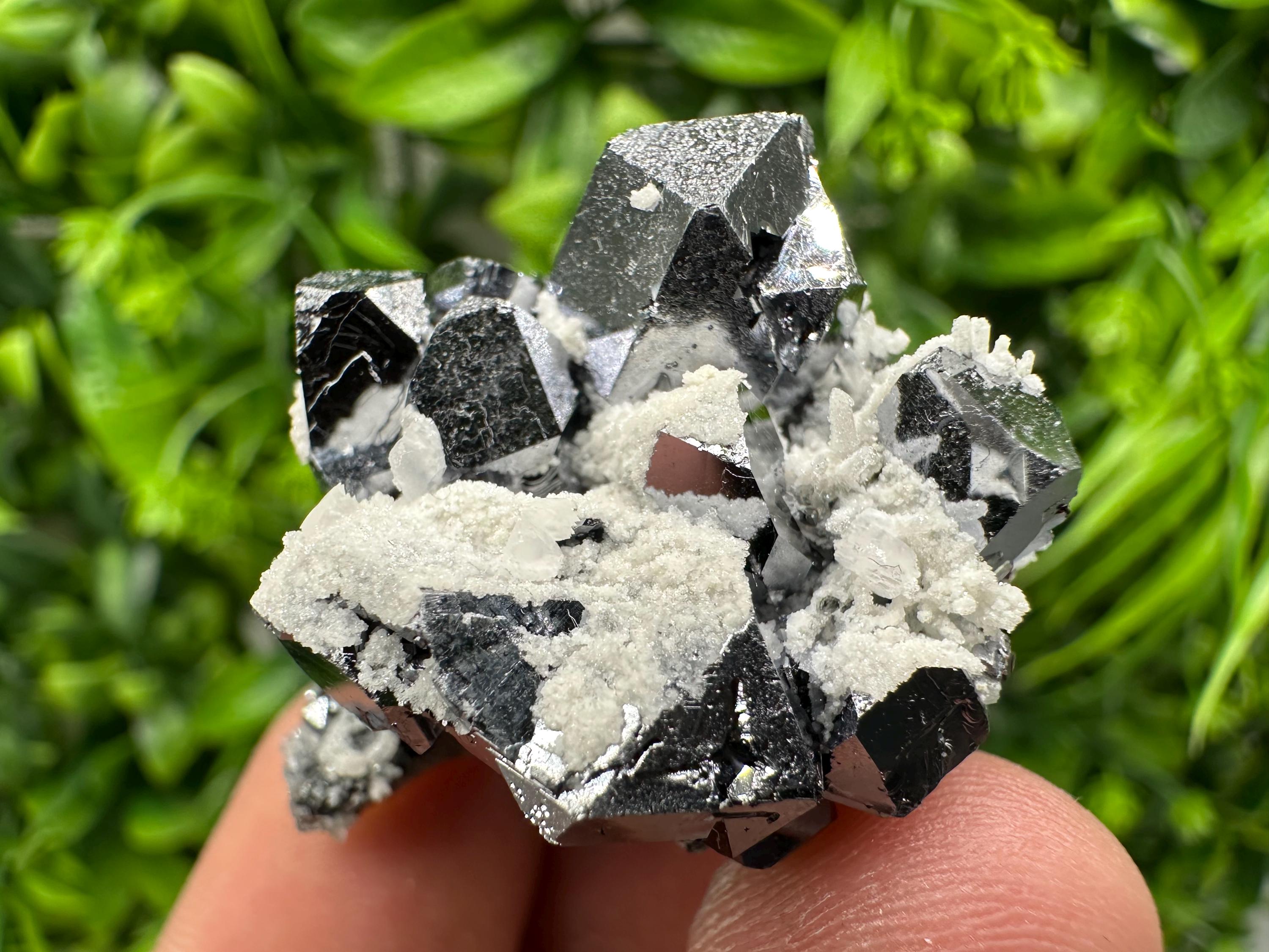 Galena Spinel with Quartz and Calcite, Borieva Mine Mineral Specimen