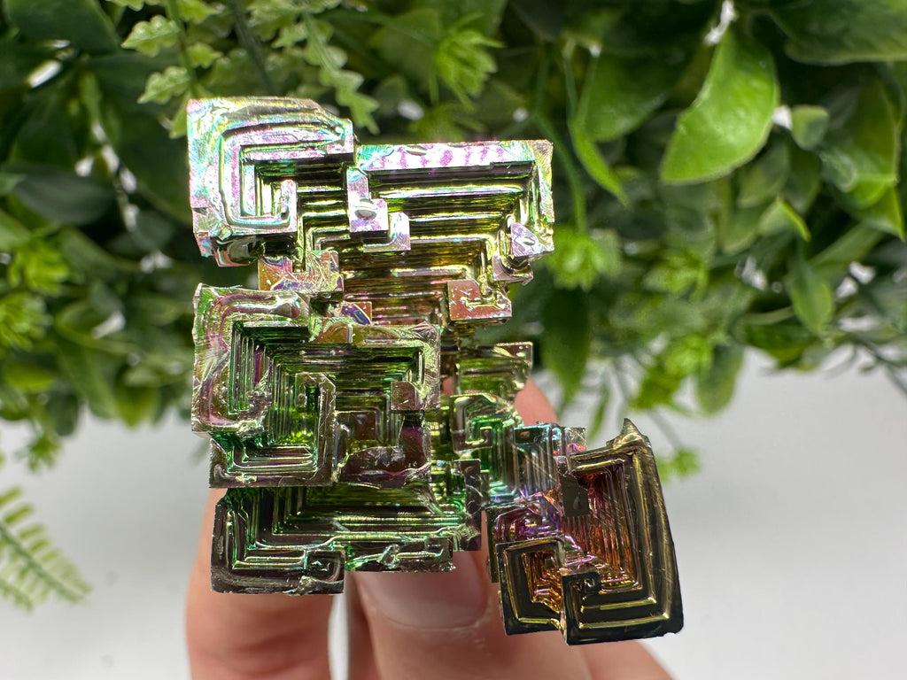 Rainbow Bismuth Crystal: Rare Gemstone Specimen,wholesale Bismuth