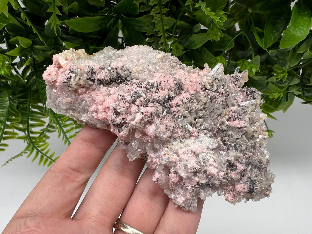 Pink Rhodochrosite Crystal: Starnica Mine, Bulgaria - Home Decor Stone