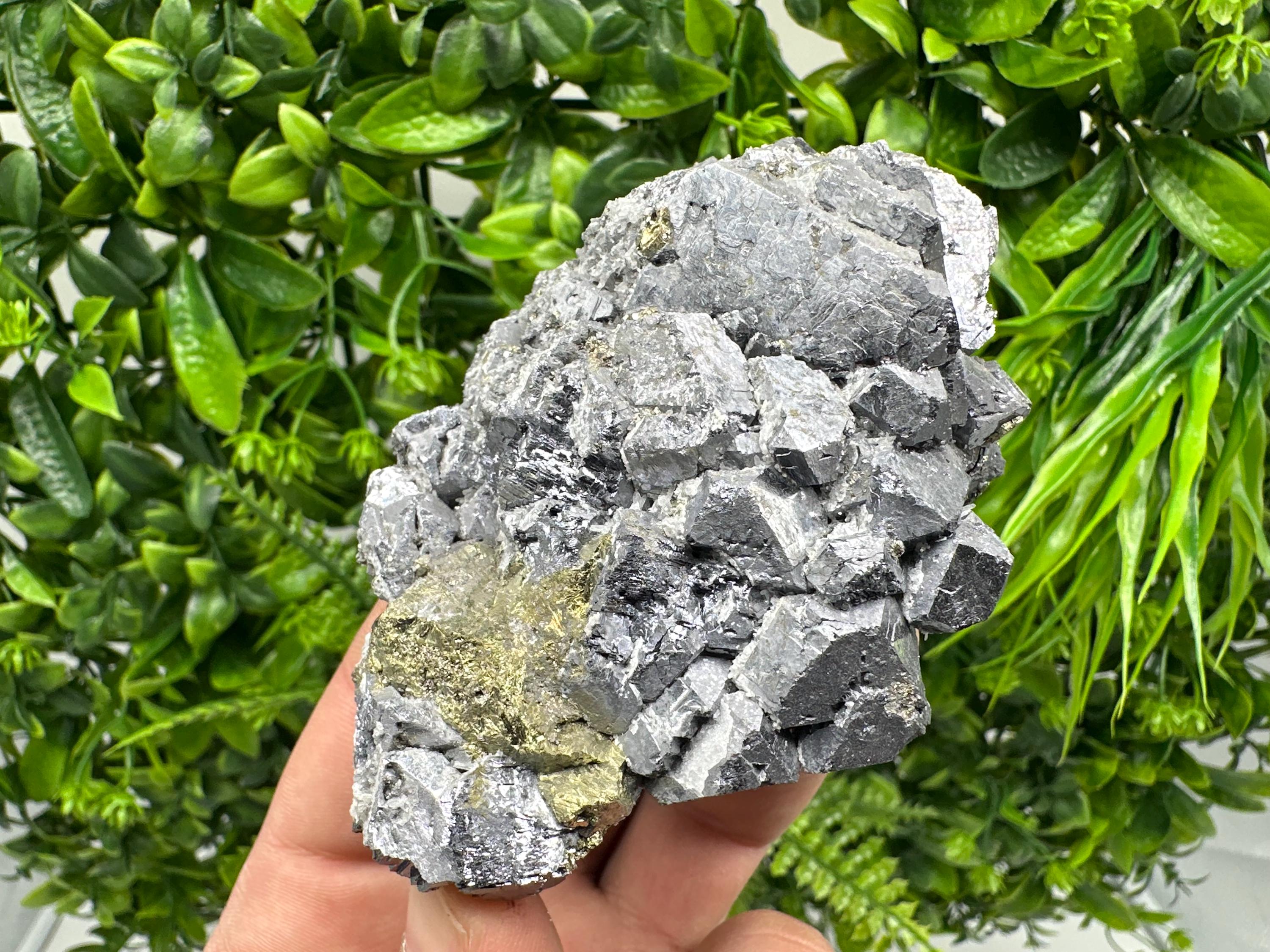 Galena Sphalerite Chalcopyrite Quartz Mineral Specimen: Djurcovo Mine, Bulgaria