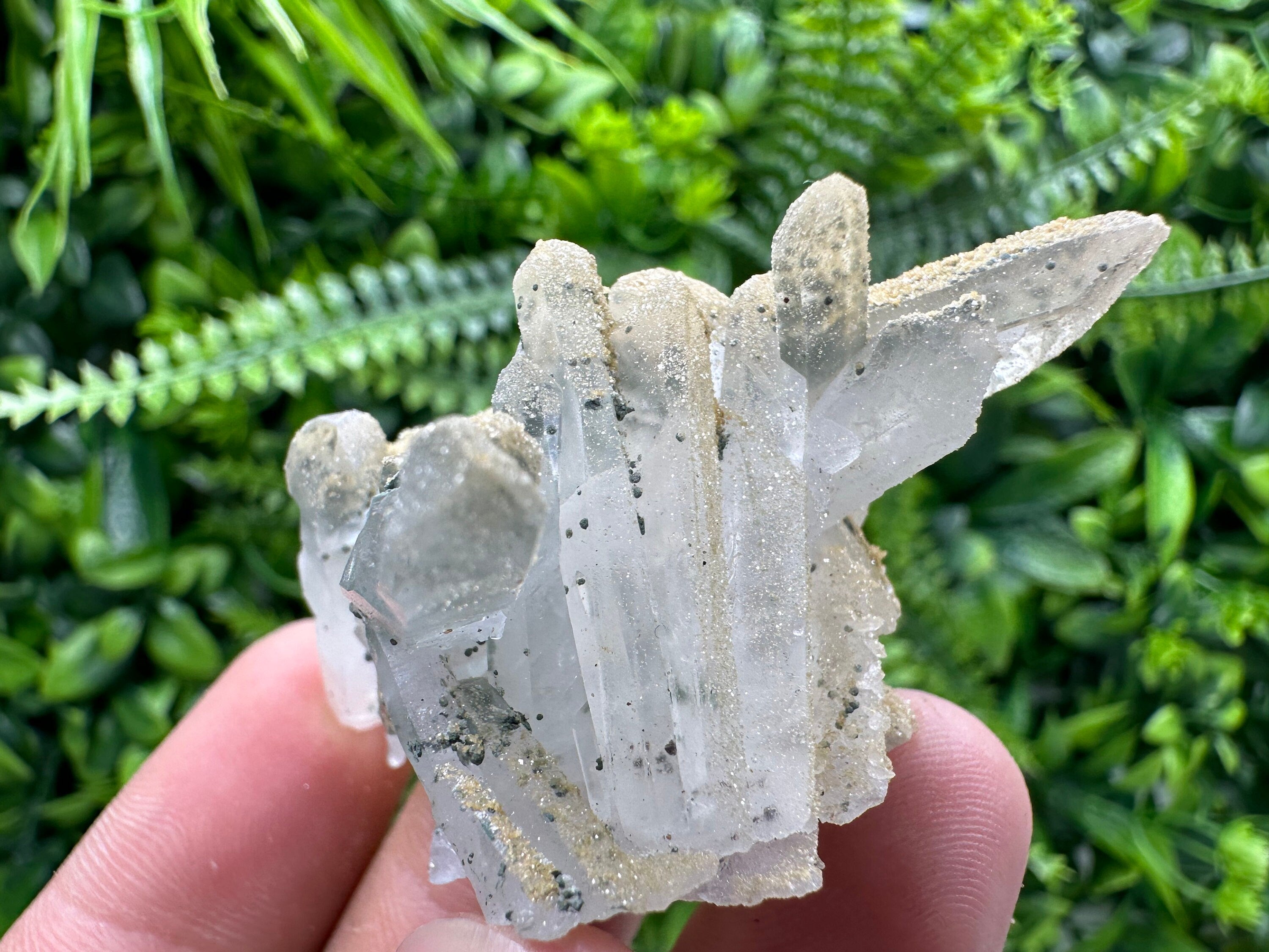 Quartz Rhodochrosite Cluster, Djurcovo Mine Mineral Specimen
