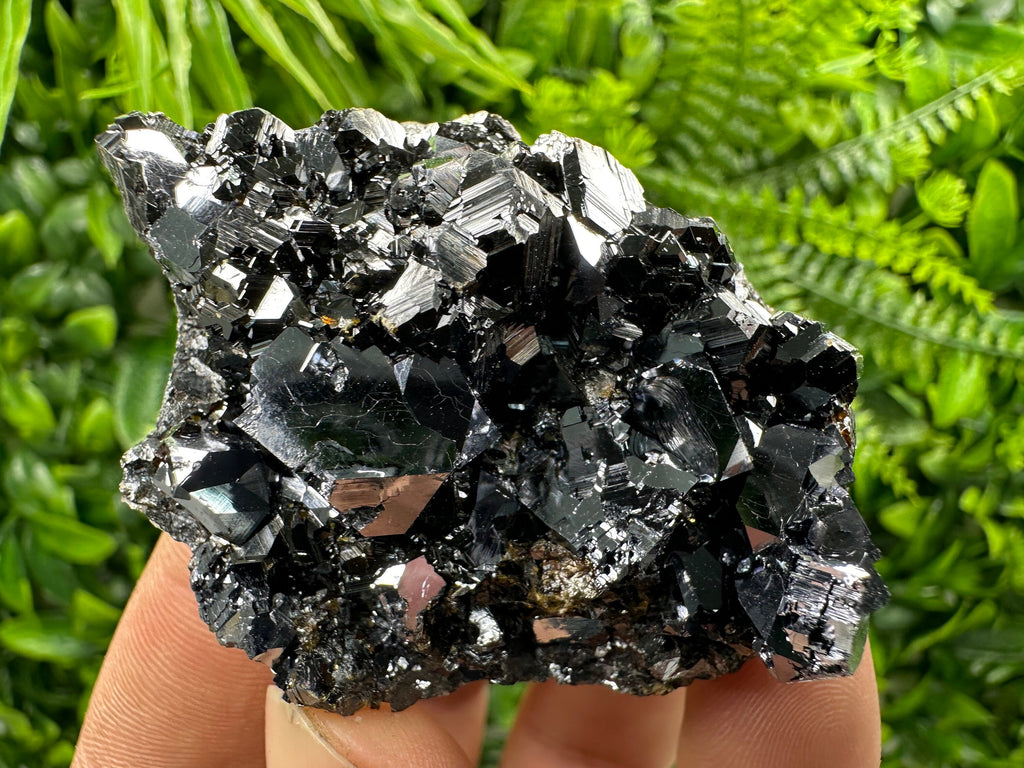 Shiny Galena with Black Sphalerite: Natural Mineral Decor (6/5/4cm)