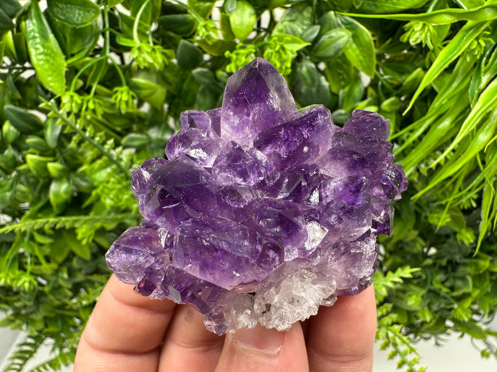 Uruguay Amethyst Cluster: Purple Quartz Crystal, Home Decor
