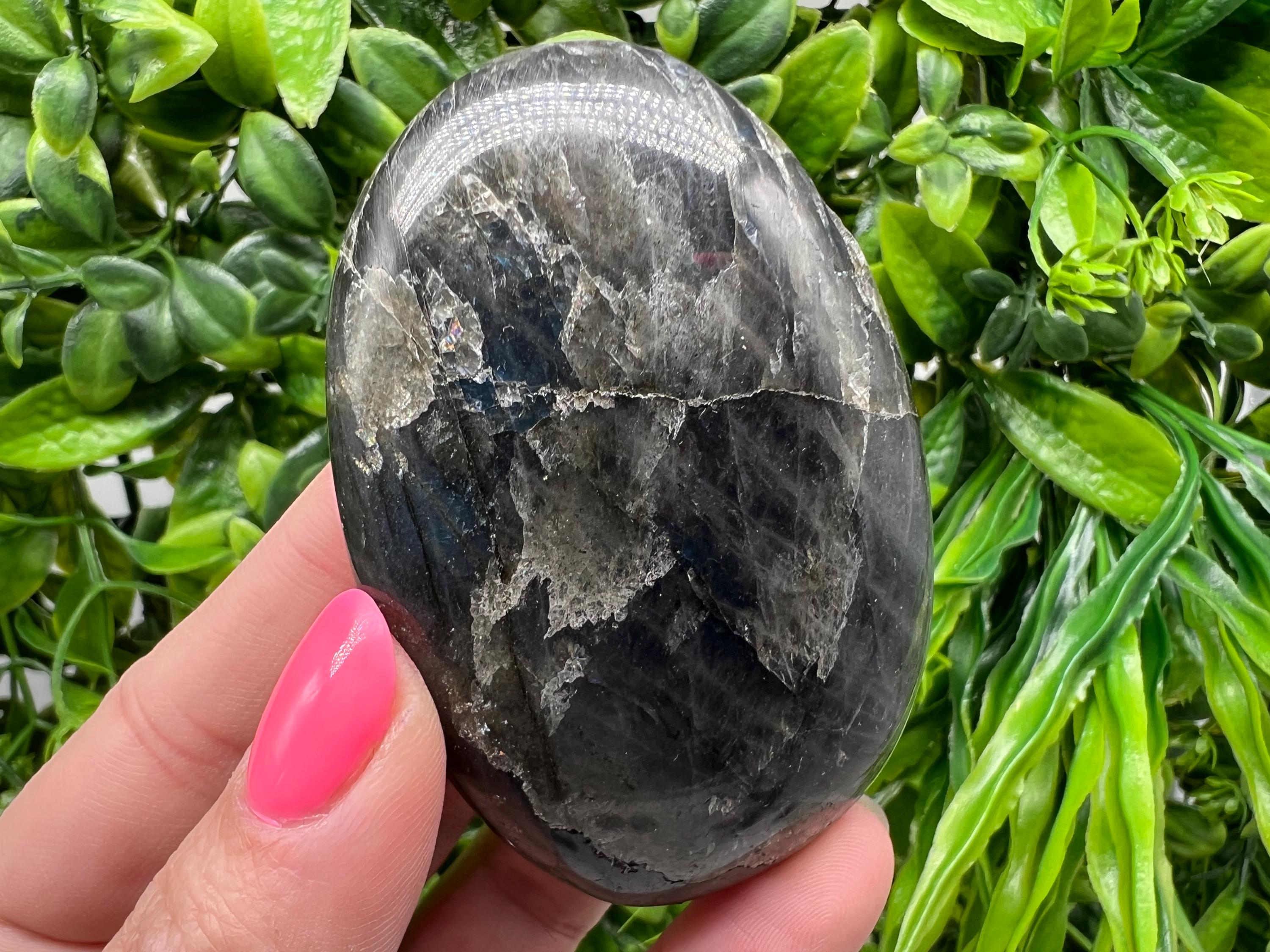 Polished Labradorite Crystal Decor Slab: Multifire Rainbow Stone