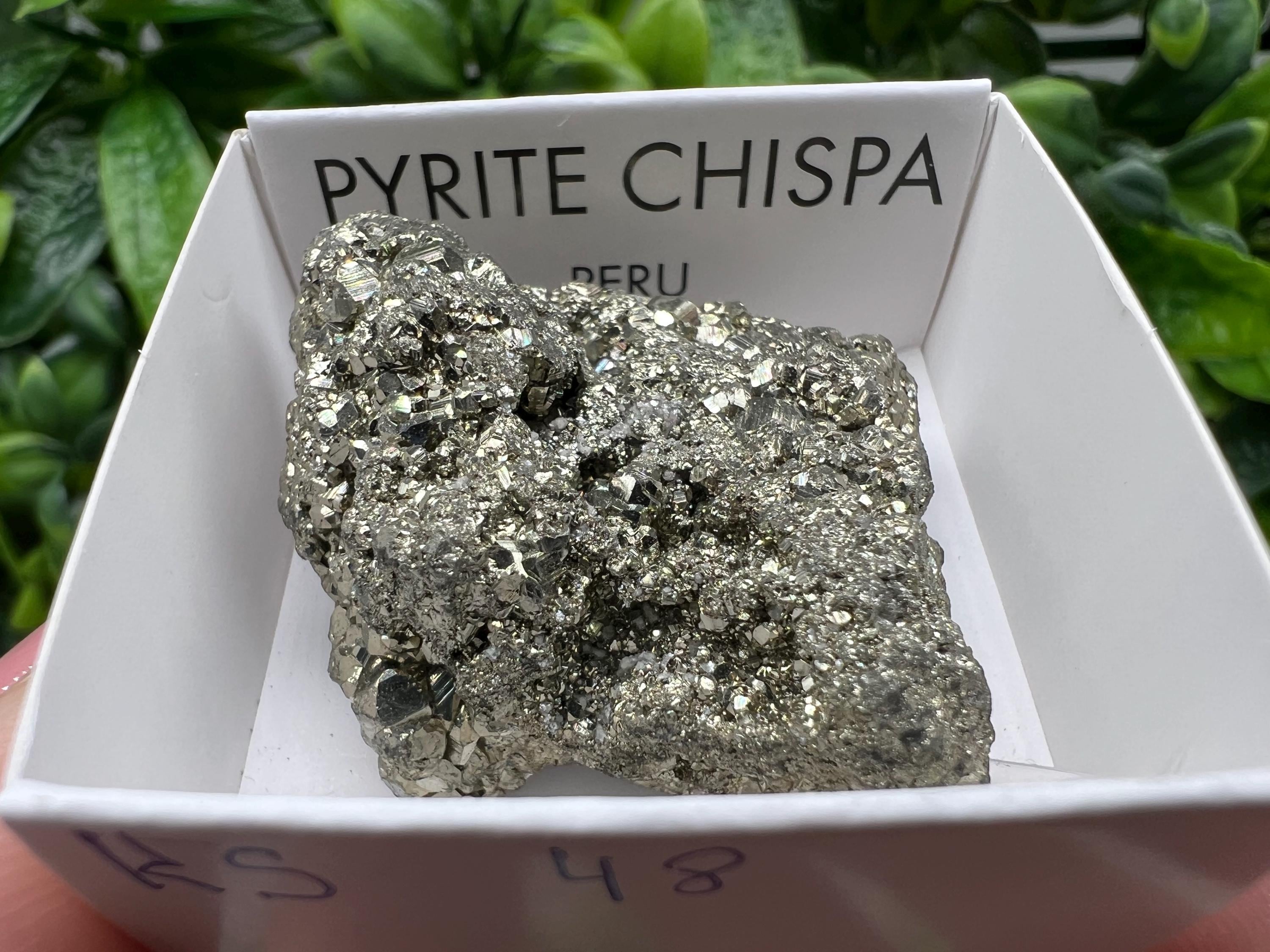 Peruvian Pyrite Specimen, Gold Cube, Shiny Home Decor Stone