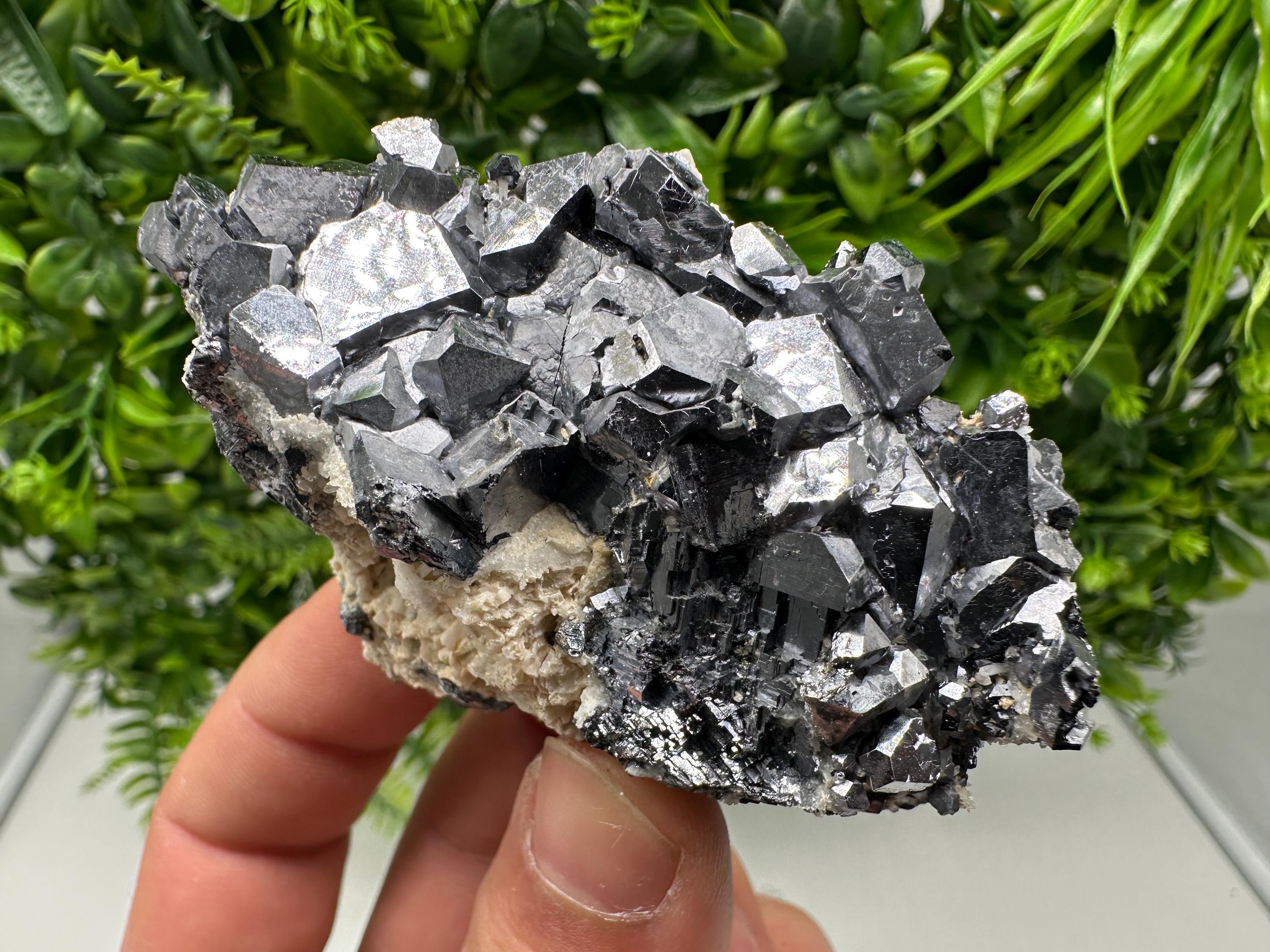Mirror Galena from Krushev dol mine,Madan,Bulgaria