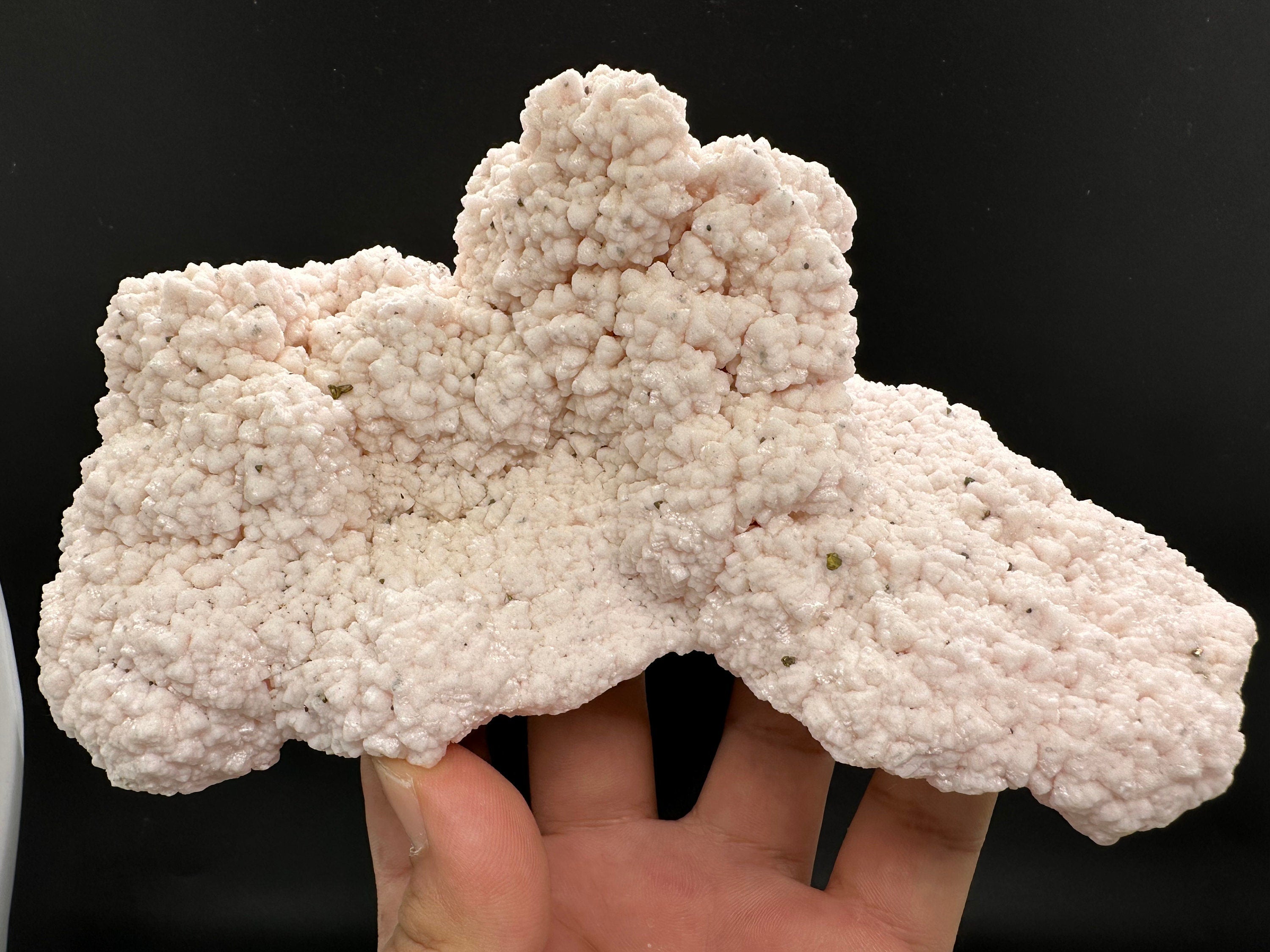 Rare Mangano Calcite with Chalcopyrite: Kryshev Dol Mine, Bulgaria
