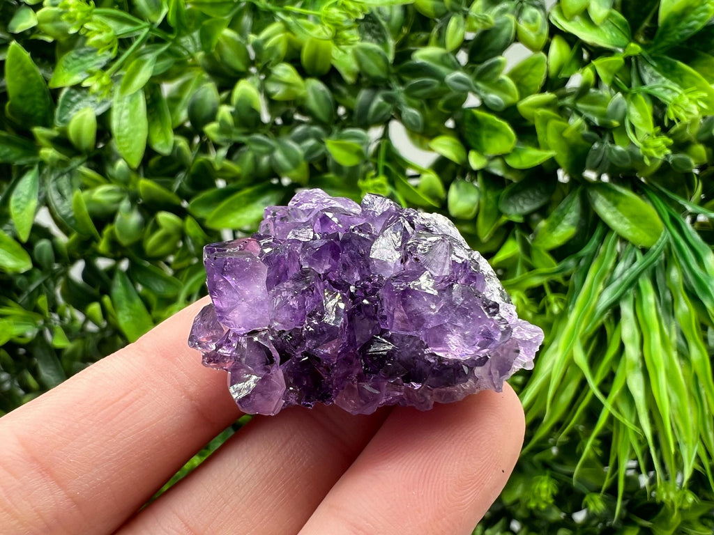 Uruguay Amethyst Crystal: Purple Quartz Home Decor, Energy Stone