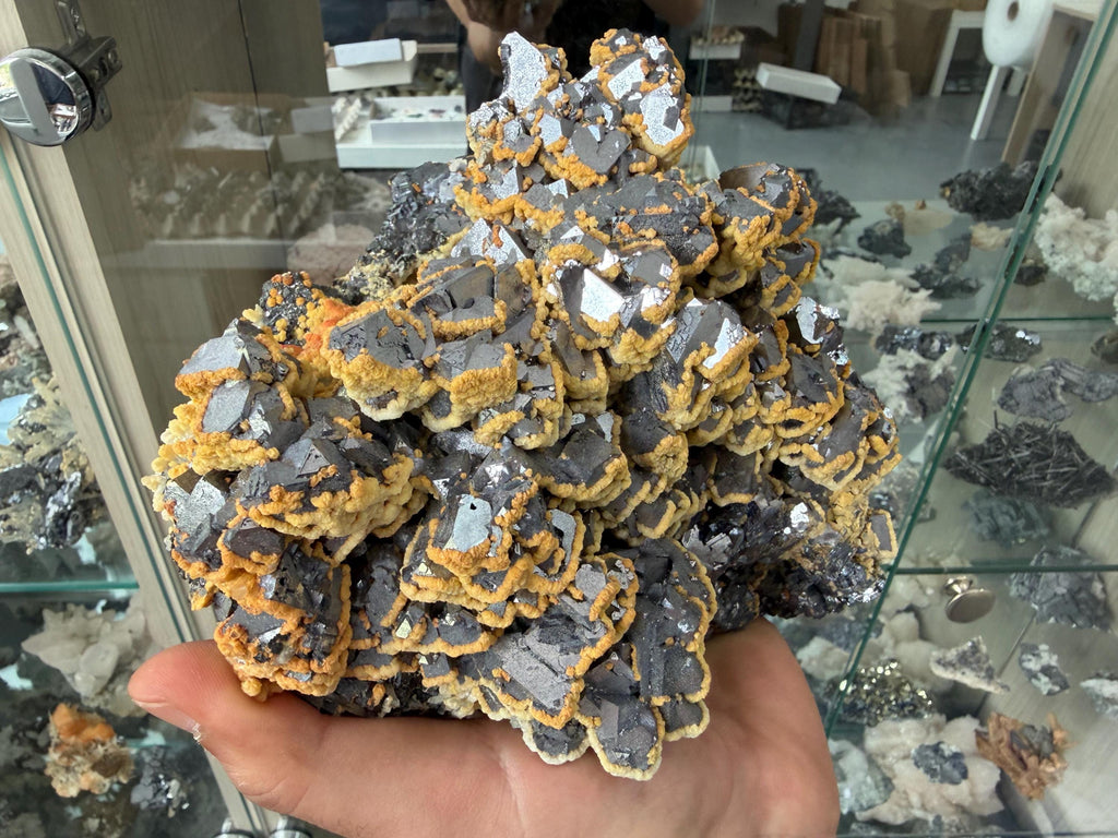 Galena Dolomite Cluster, Krushev dol Bulgaria Mineral Specimen
