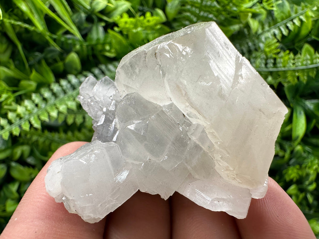 Spanish Calcite Mineral Specimen with Yellow Fluorite