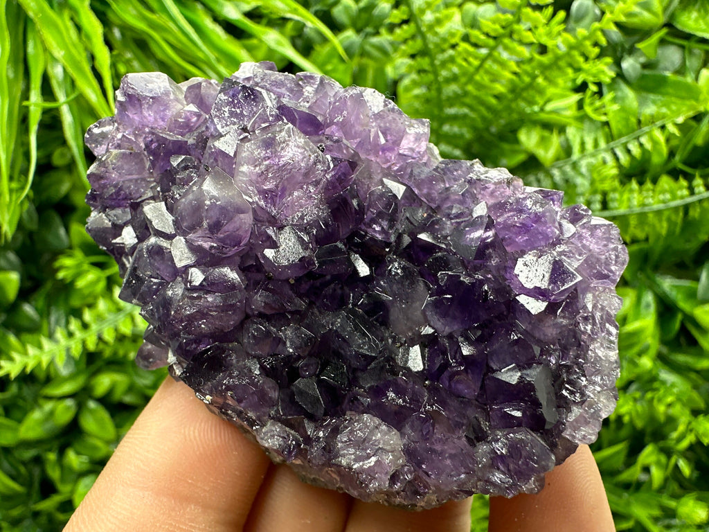 Uruguay Amethyst Cluster: Purple Quartz Crystal, Home Decor