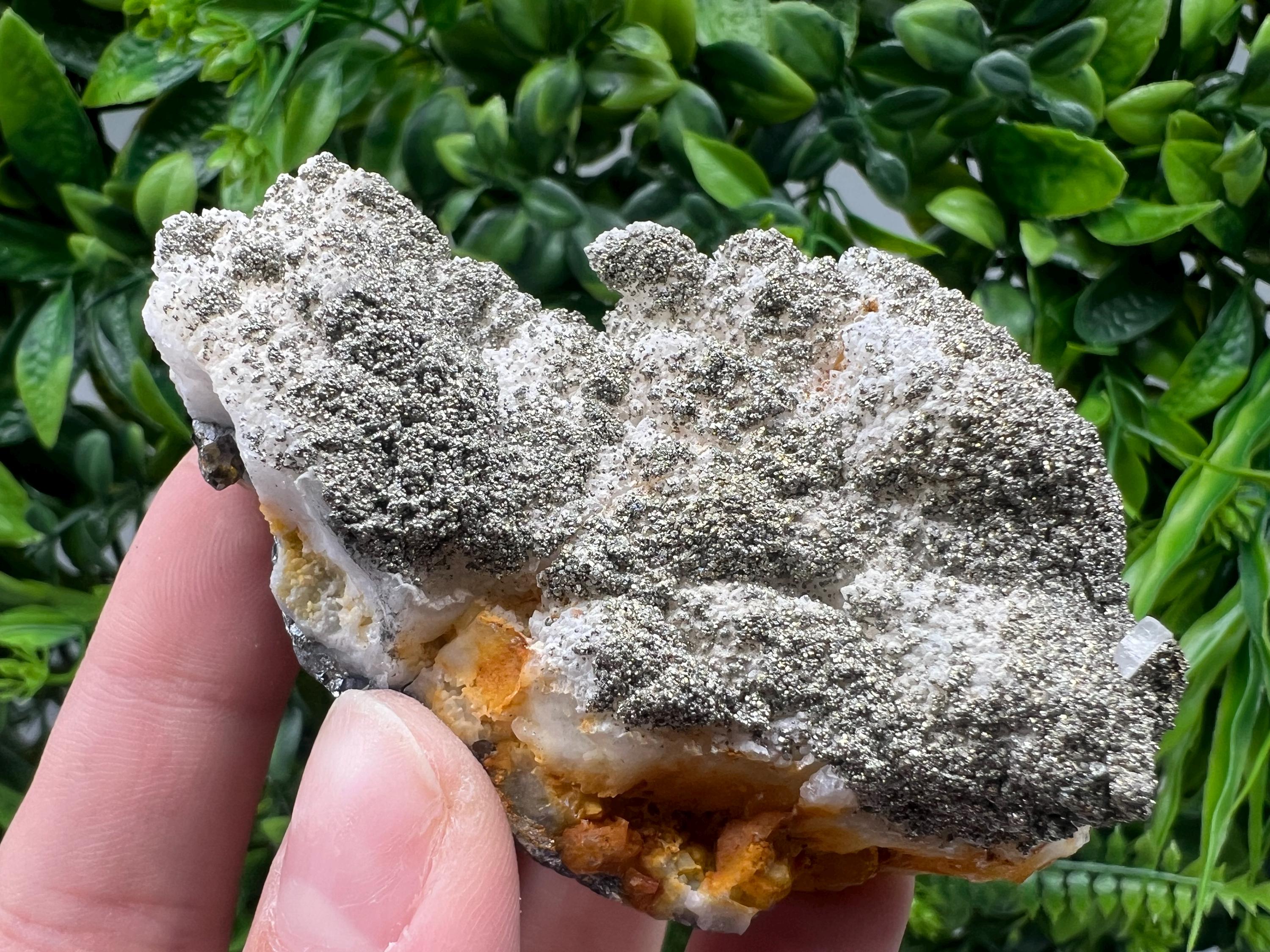Barite,Marcasite on Chalcedony,from Androvo mine,Bulgaria,natural minerals souvenir,collection crystal,rare Barite cluster,gift,home