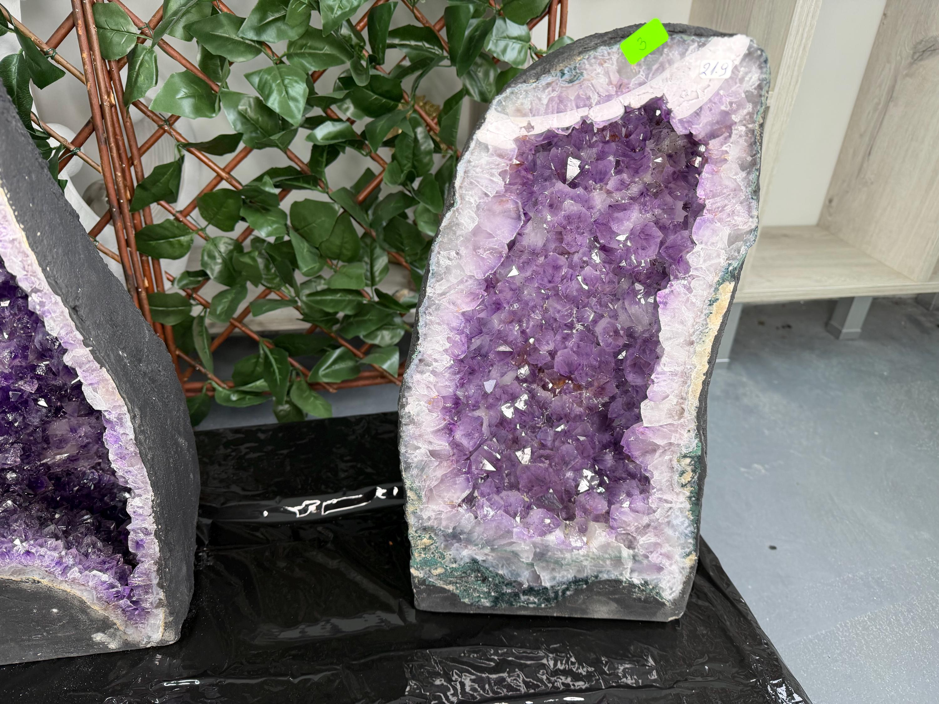 Large Amethyst Geode, Brazil Mineral Specimen, Purple Quartz