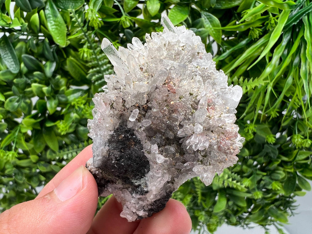 Quartz Siderite Sphalerite Hematite Specimen, Collectible Mineral Decor