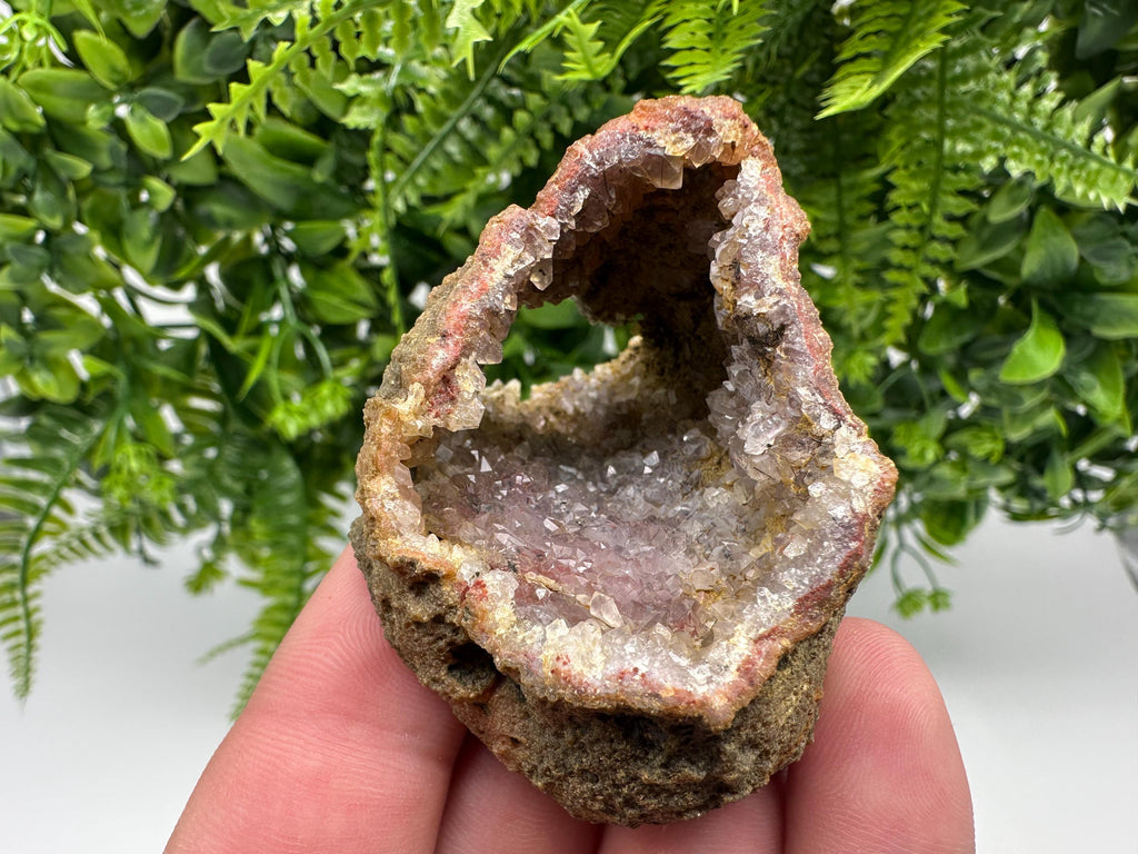 Moroccan Red Chalcedony Crystal Specimen: Rare Mineral Gift