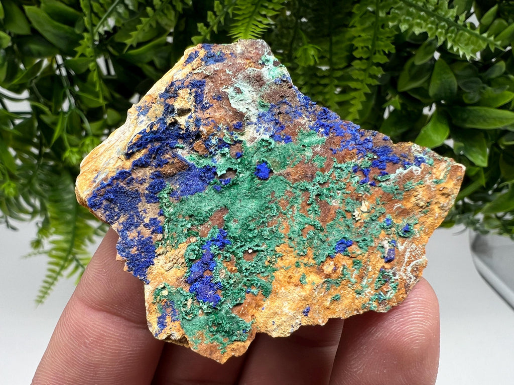Azurite and Malachite,from Morocco,green minerals,Blue crystal,collection stone,home decor mineral,gift mineral,crystal Rare crystal mineral