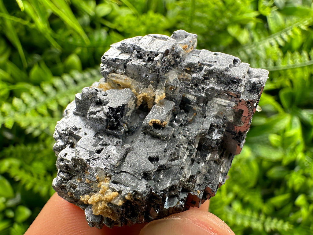 Natural Shiny Galena Cluster, Mineral Specimen, Bulgaria