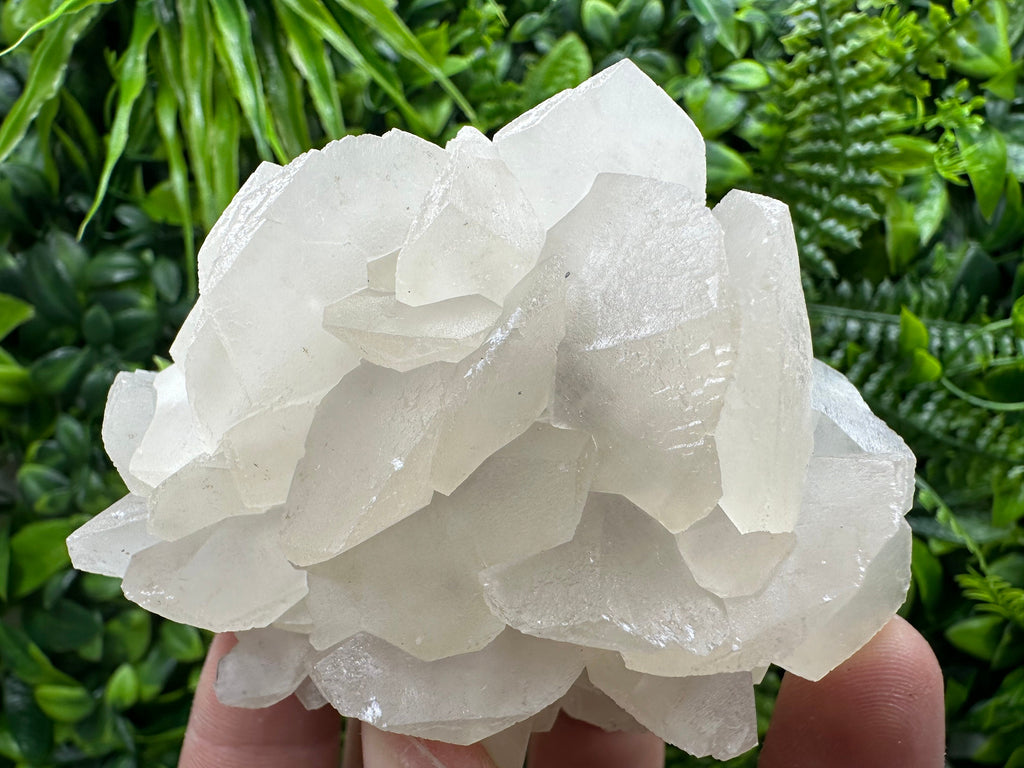 White Calcite on Matrix: Madan Bulgaria Crystal Mineral