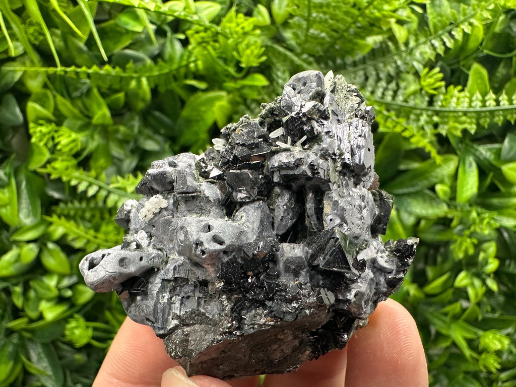 Skeletal Galena, Sphalerite, Quartz Mineral Specimen, Bulgaria