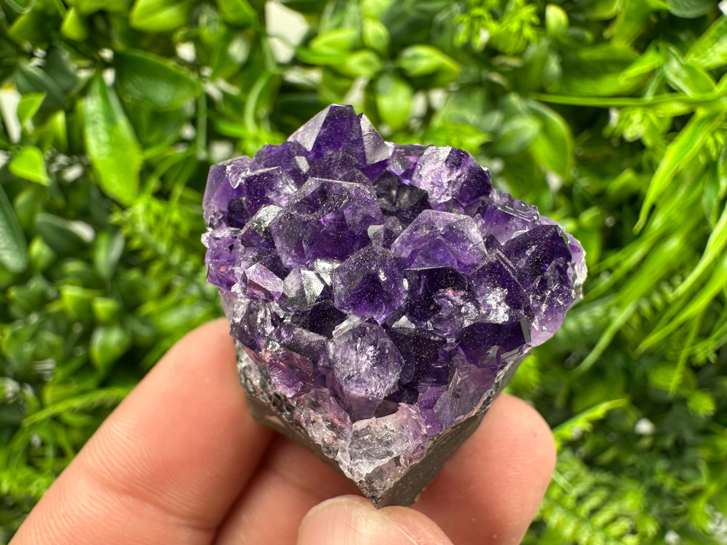 Uruguay Amethyst Cluster: Purple Quartz Crystal, Home Decor