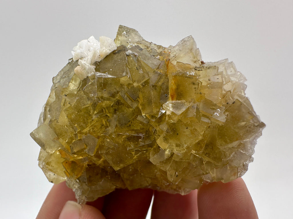 Spanish Yellow Fluorite Specimen, Crystal Collection (5.5/3.5/5.5cm)