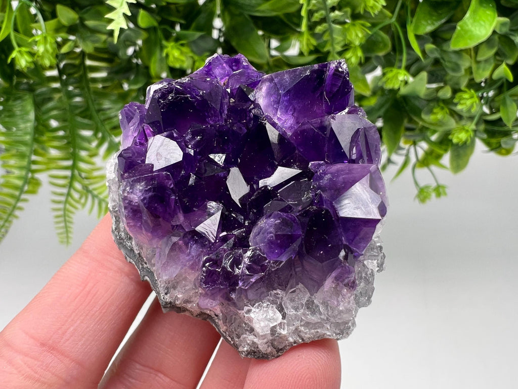 Uruguay Amethyst Crystal: Purple Quartz Home Decor, Energy Stone