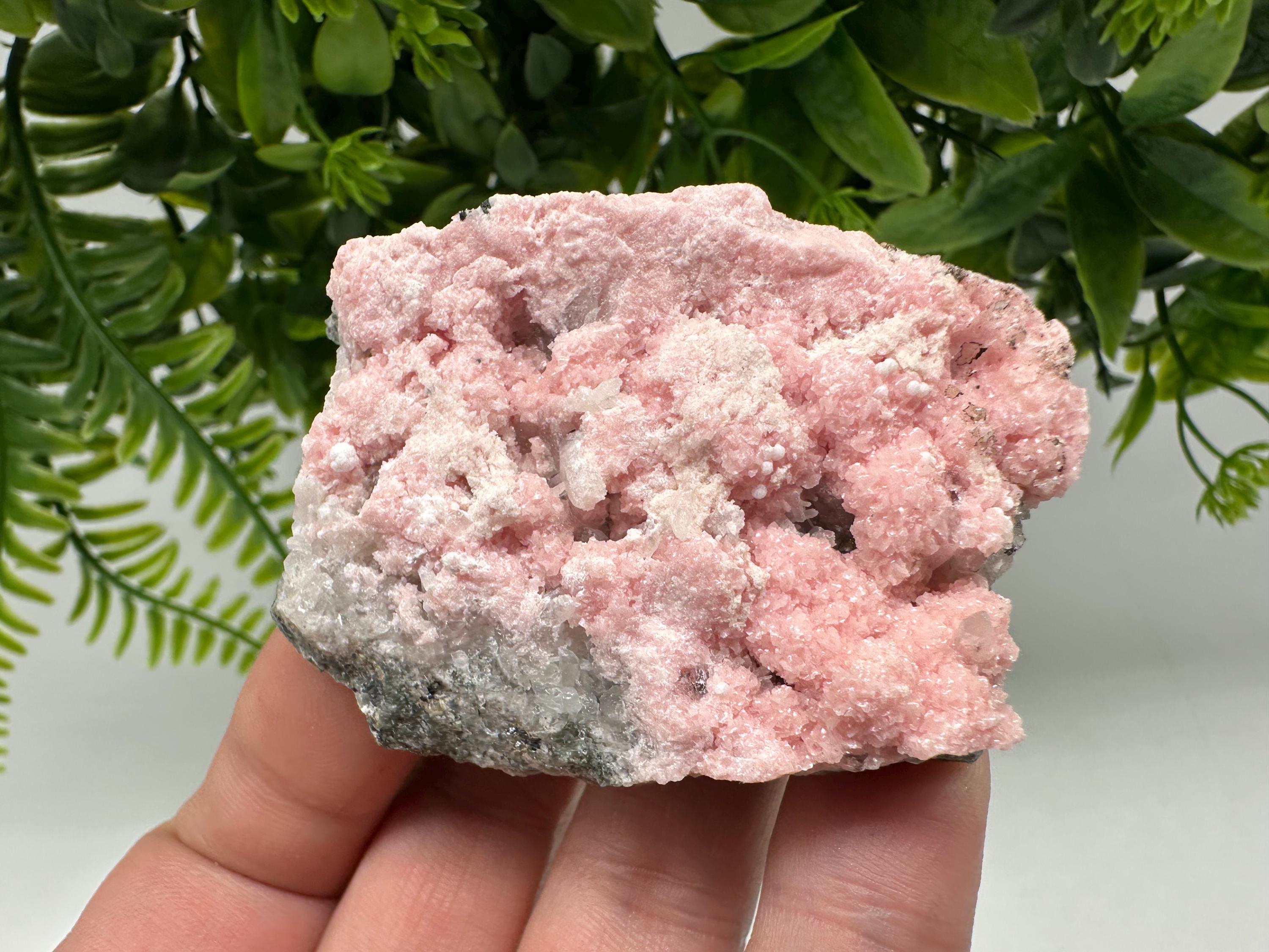 Pink Rhodochrosite Crystal: Starnica Mine, Bulgaria, Home Decor