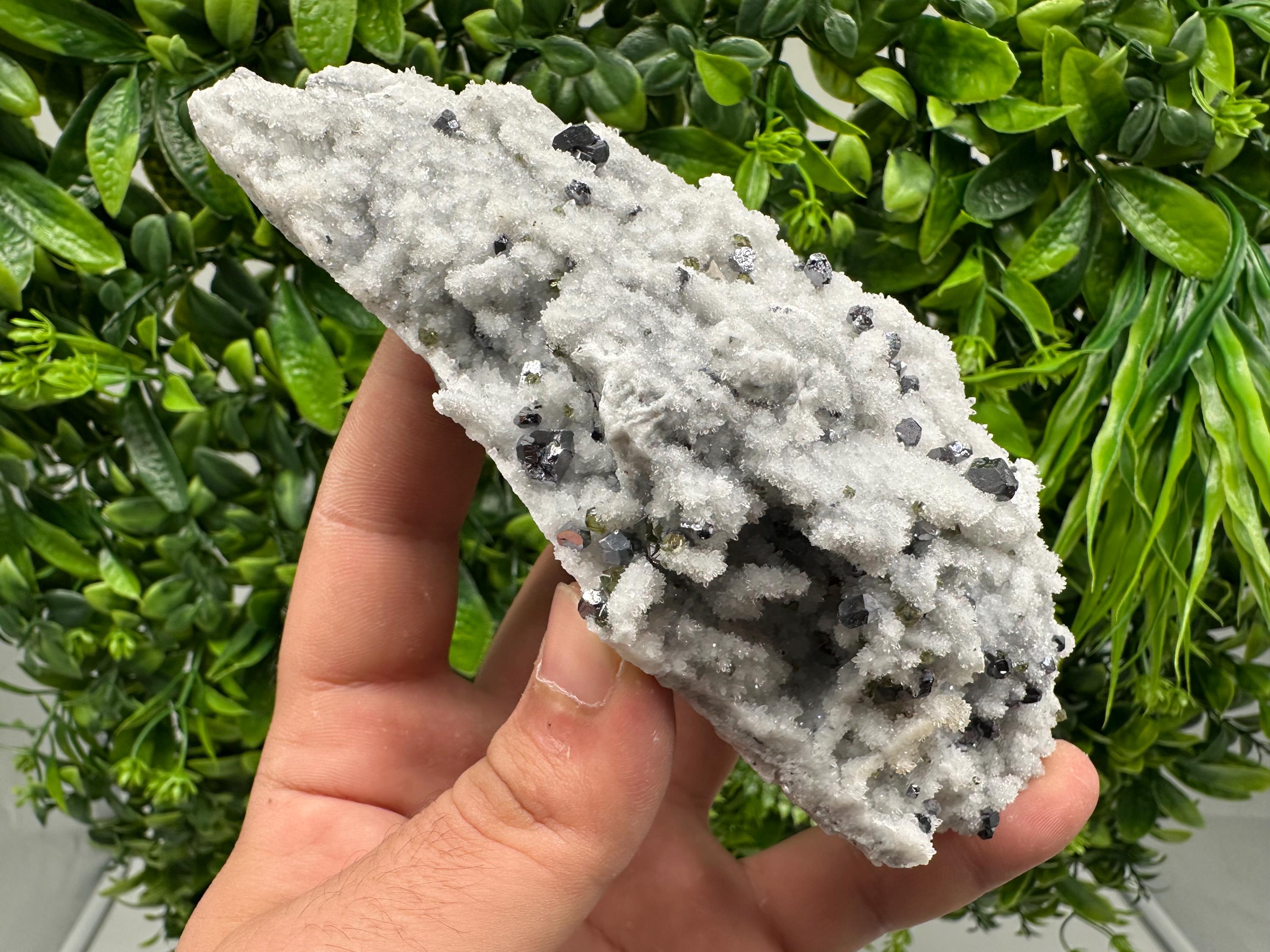Collection Mirror Galena,GEMY Cleiopfane on Chalcedony,From Krushev dol mine,Madan,Bulgaria,Natural,collection mineral specimen,rare crystal