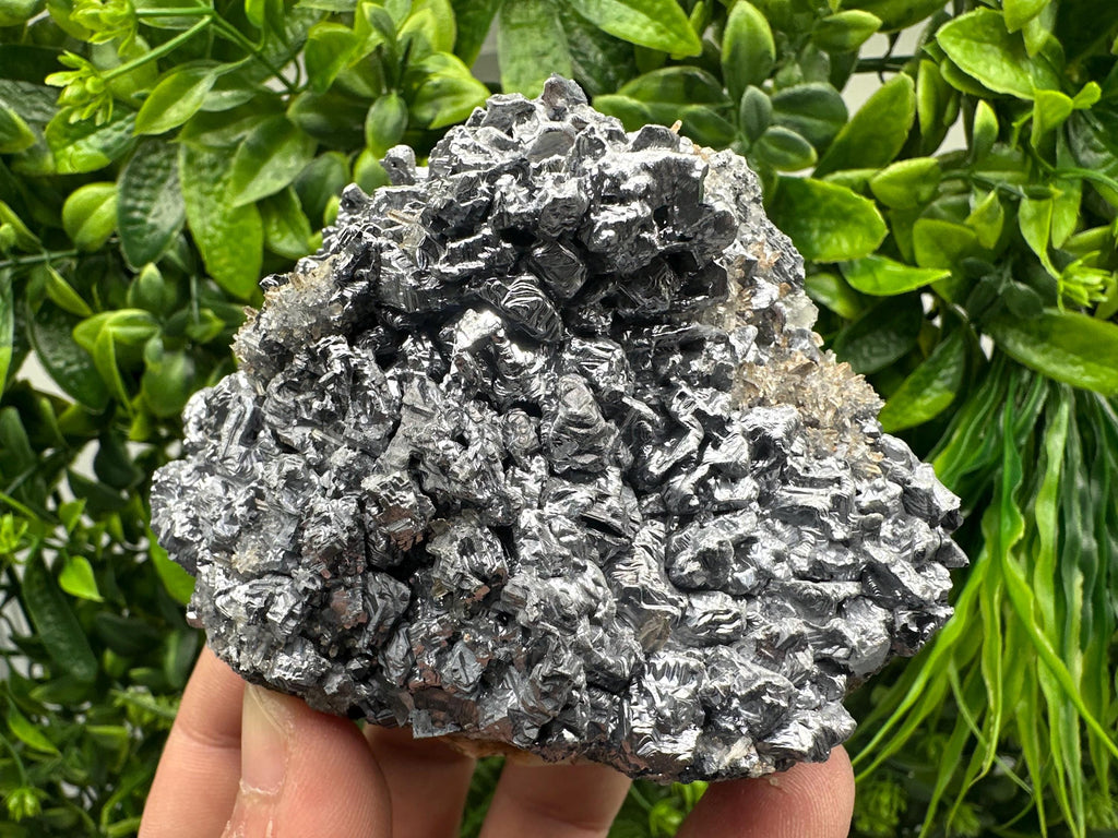 Rare Galena Cluster with Quartz - Krushev dol Mine, Bulgaria