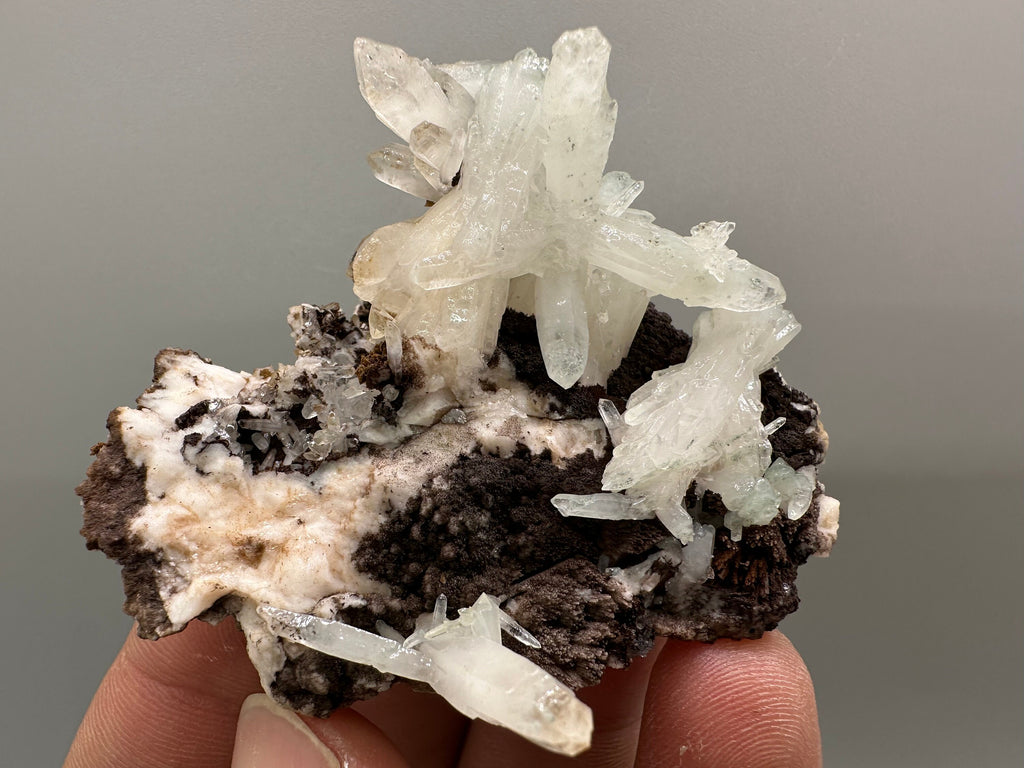 Chlorite Quartz on Rhodochrosite with Dolomite - September 9th Mine