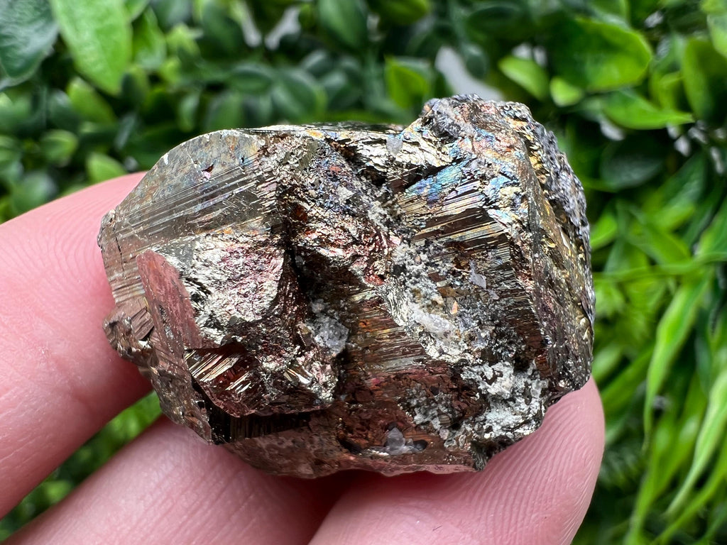 Wonderful Rainbow Pyrite whit Calcite,natural minerals souvenir Crystal,collection stone,rare minerals,home decor,Borieva Bulgaria