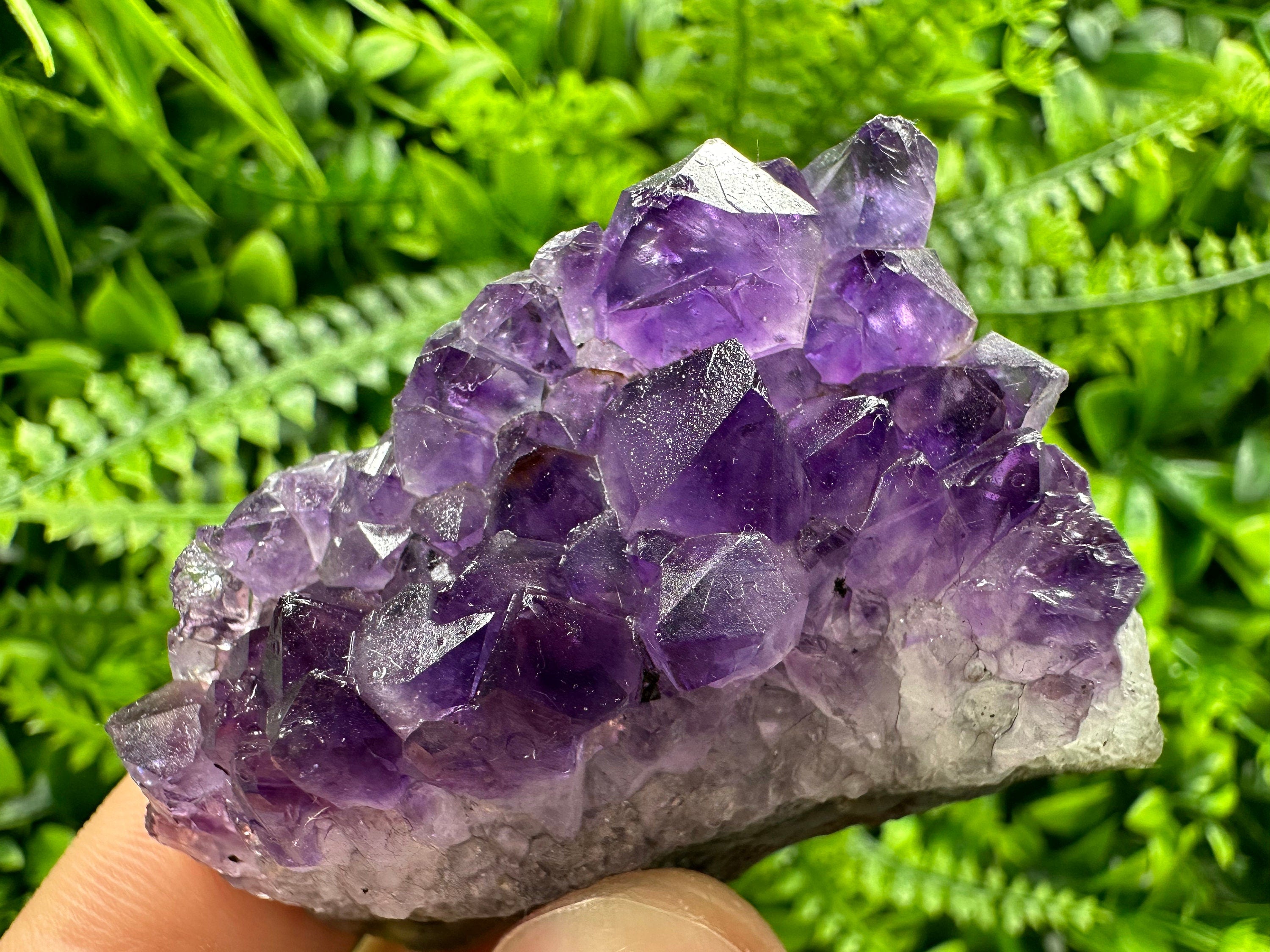 Uruguay Amethyst Cluster: Purple Quartz Crystal, Home Decor