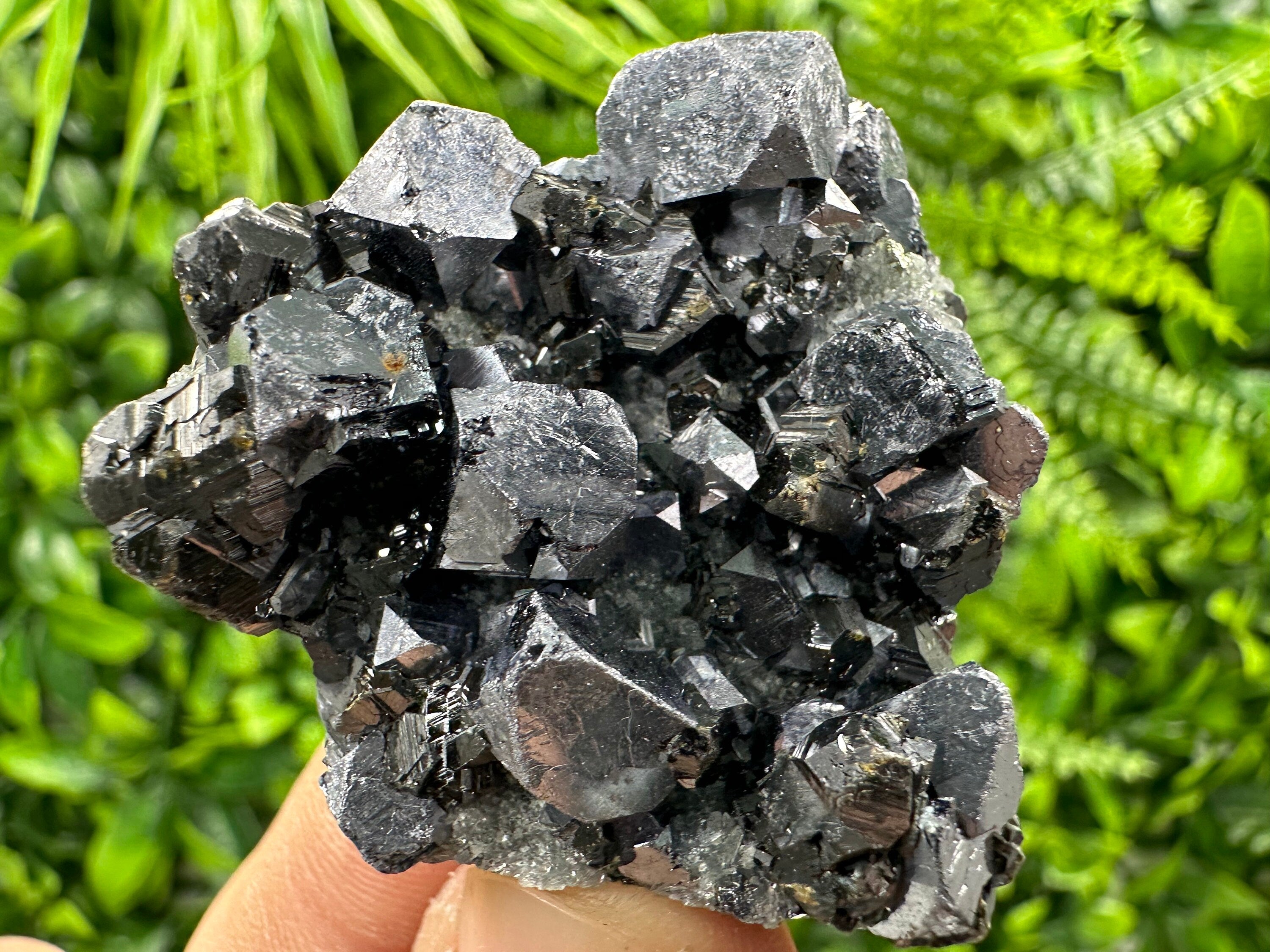 Galena Sphalerite on Quartz, Borieva Mine Mineral Specimen (4/4/2 cm)