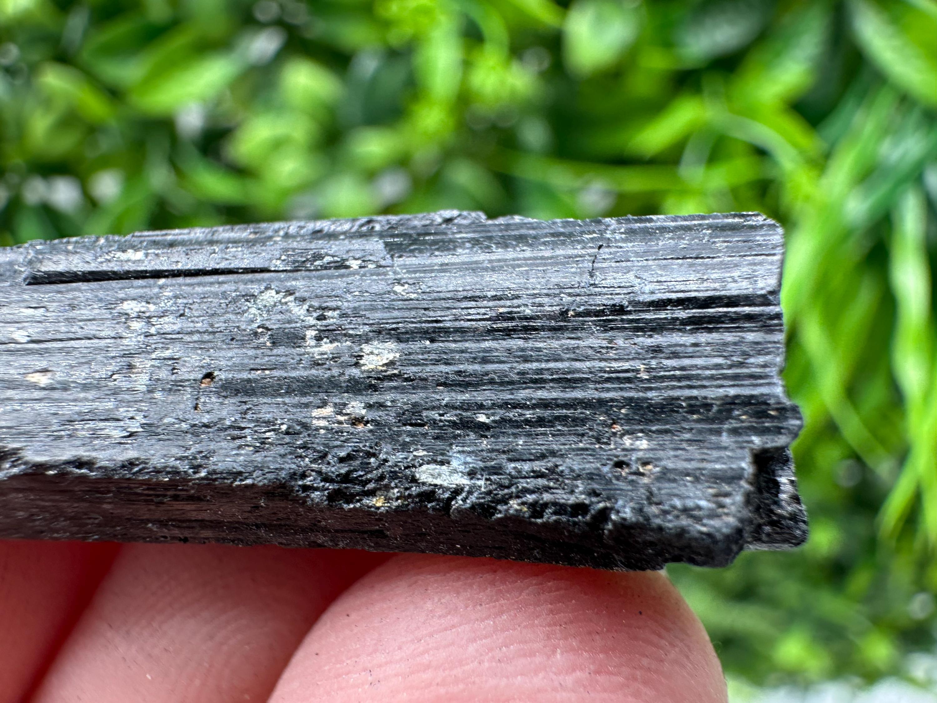 Natural Black Tourmaline Crystal – Raw Protective Stone, Healing Crystal, Grounding Mineral Gift