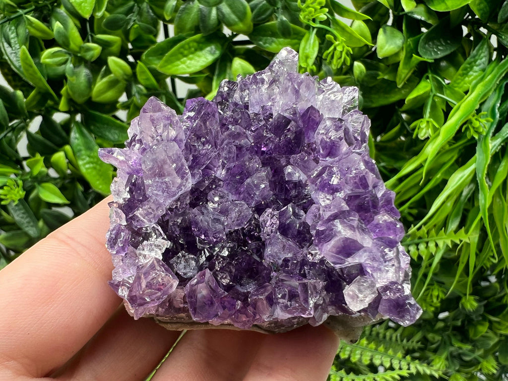 Uruguay Amethyst Crystal: Purple Quartz Home Decor, Energy Stone