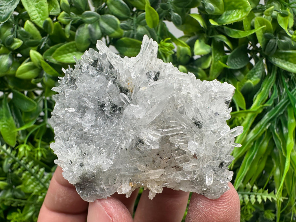 Transparent Quartz on Chlorite Matrix, Bulgarian Mineral Specimen