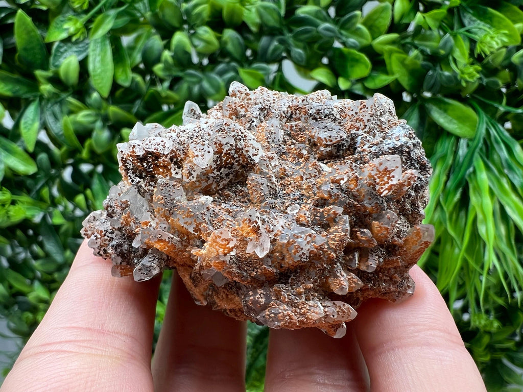 Stunning Quartz whit dolomite on Sphalerite and Galena,from Krushev dol mine,Bulgaria,natural collection mineral specimen,home decor crystal