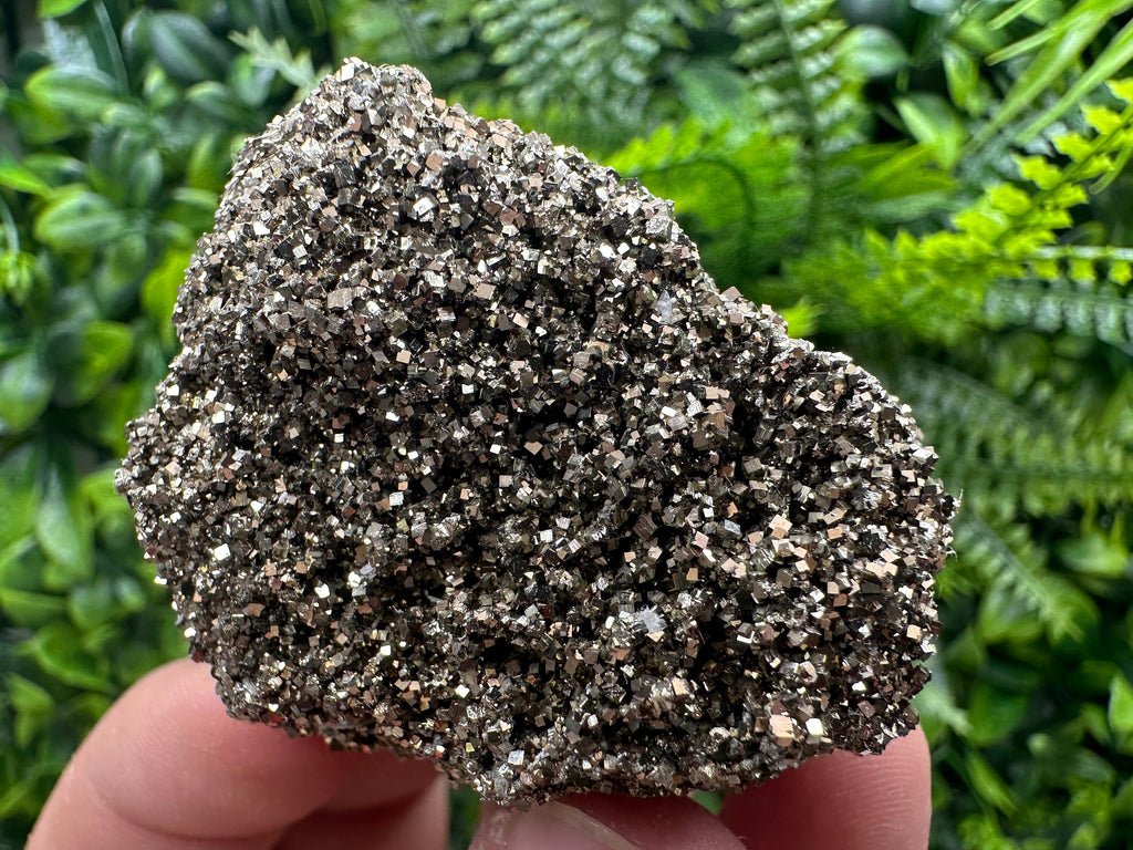 Rare Shiny Pyrite Crystal: Natural Fool's Gold Mineral Souvenir