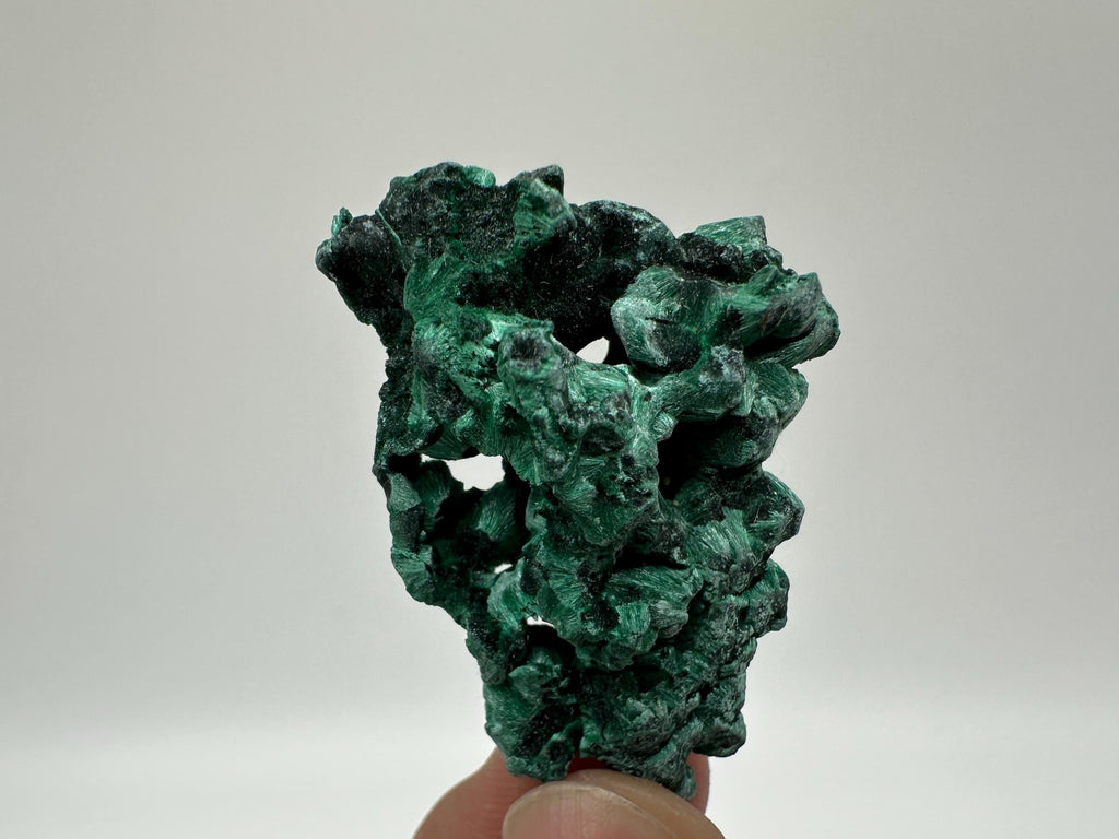 Polished Green Malachite Crystal, Congo Mineral Specimen