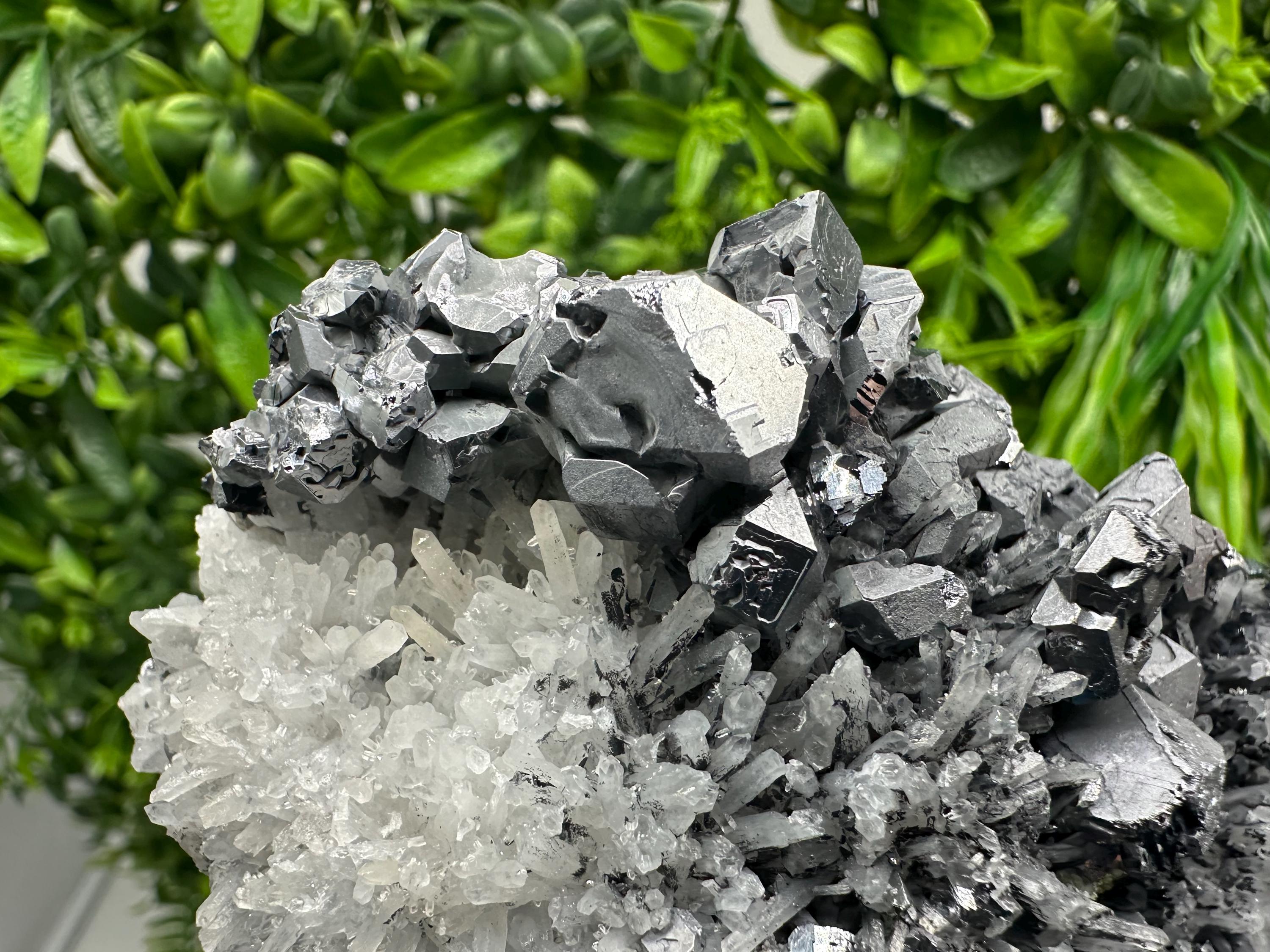 Galena Sphalerite Quartz Mineral Specimen: Krushev Dol Mine
