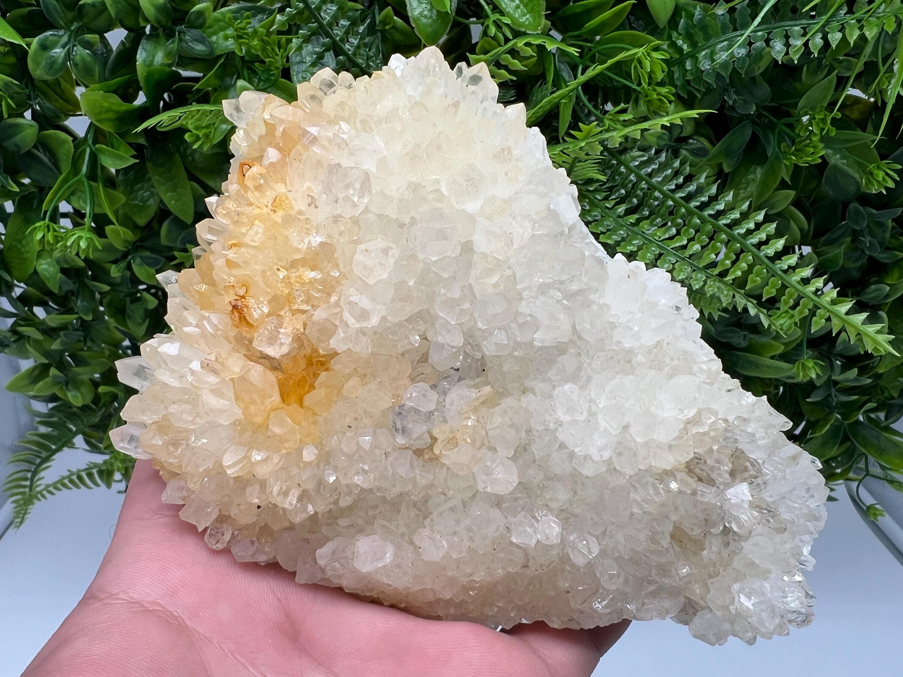 Stunning LIMONITE Quartz whit inclusions natural minerals souvenir gift crystal collection stone rare Quartz cluster 9 September Bulgaria