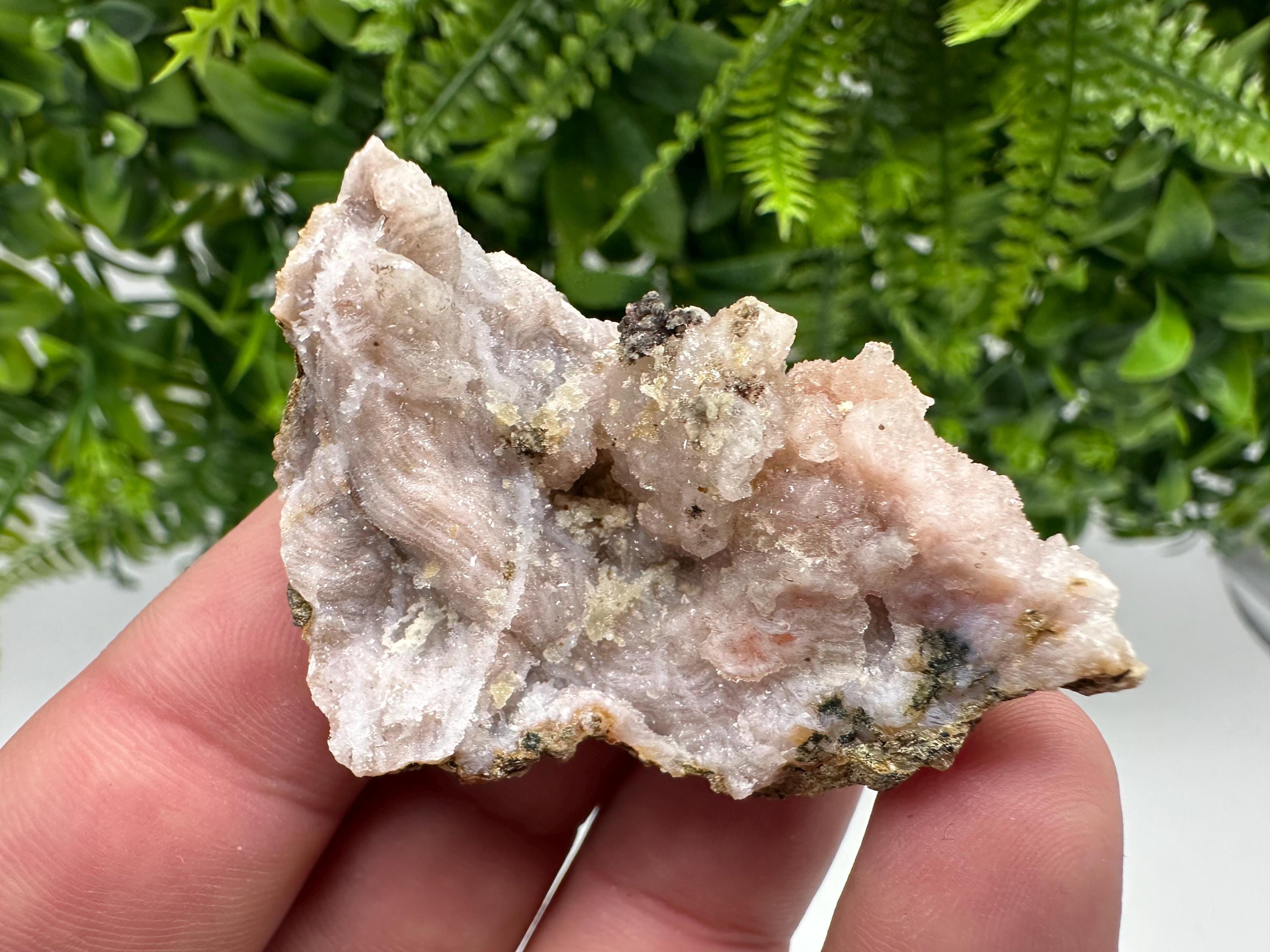 Moroccan Red Chalcedony Crystal Specimen: Rare Mineral Gift