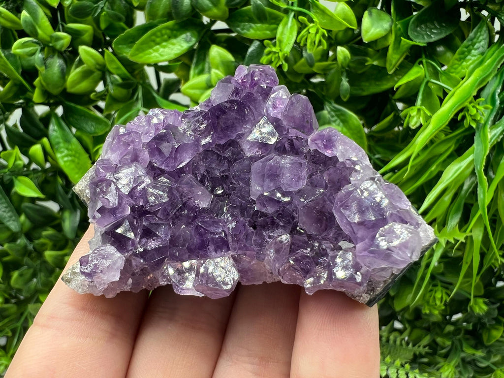 Uruguay Amethyst Crystal: Purple Quartz Home Decor, Energy Stone